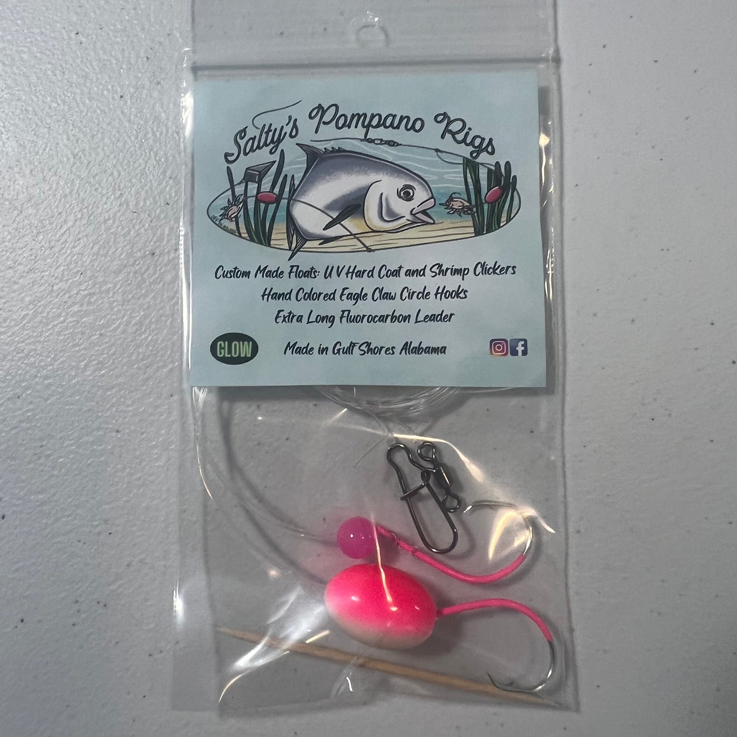 Dual Zone Double Drop Pompano Rig