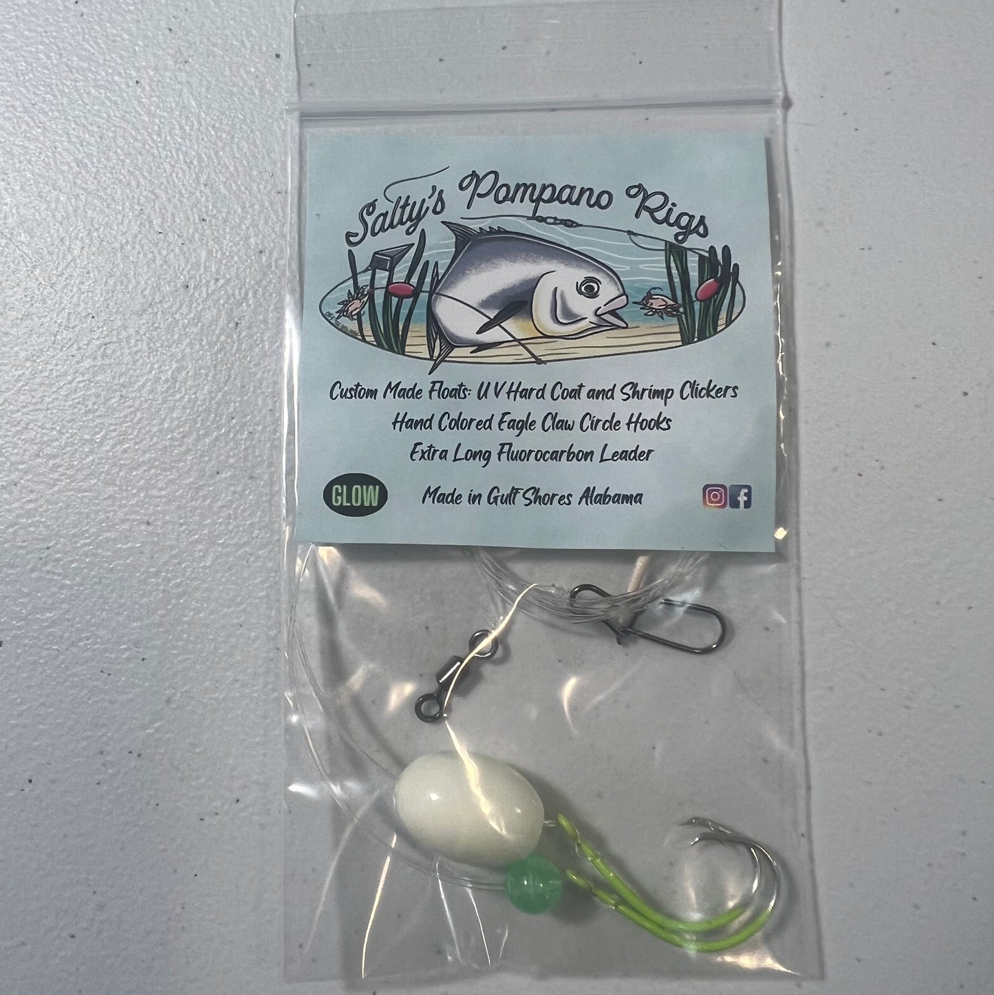 Dual Zone Double Drop Pompano Rig