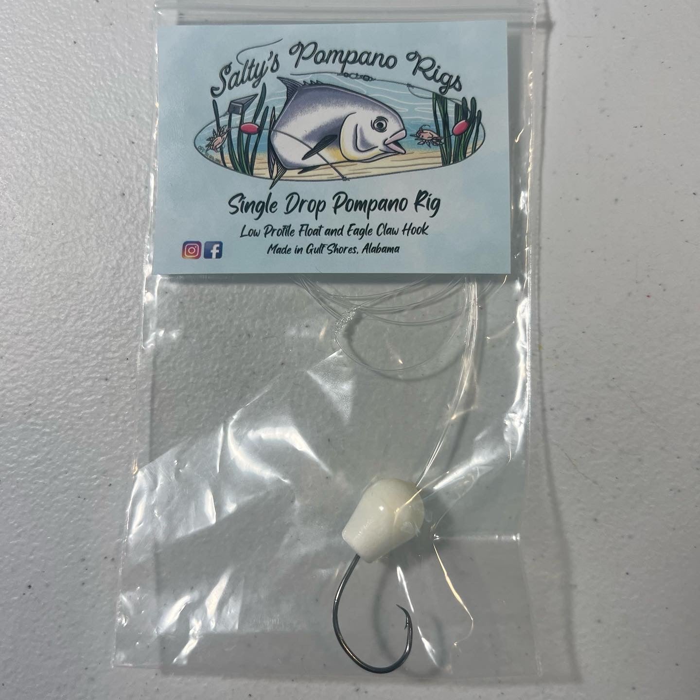 Single Drop Pompano Rig