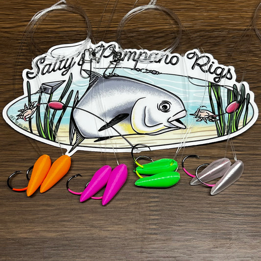 Salty's Hook Float Double Drop Pompano Rig