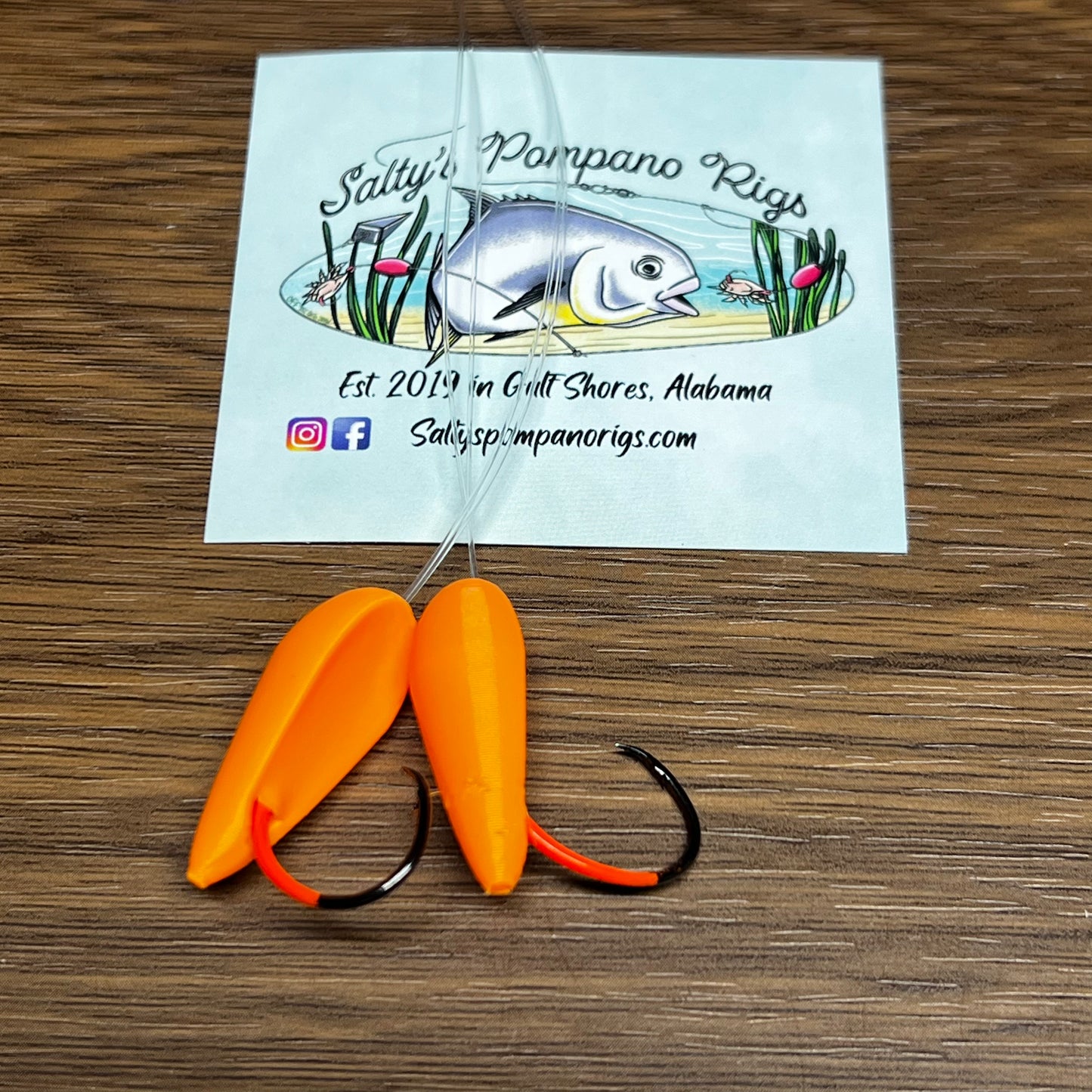 Salty's Hook Float Double Drop Pompano Rig