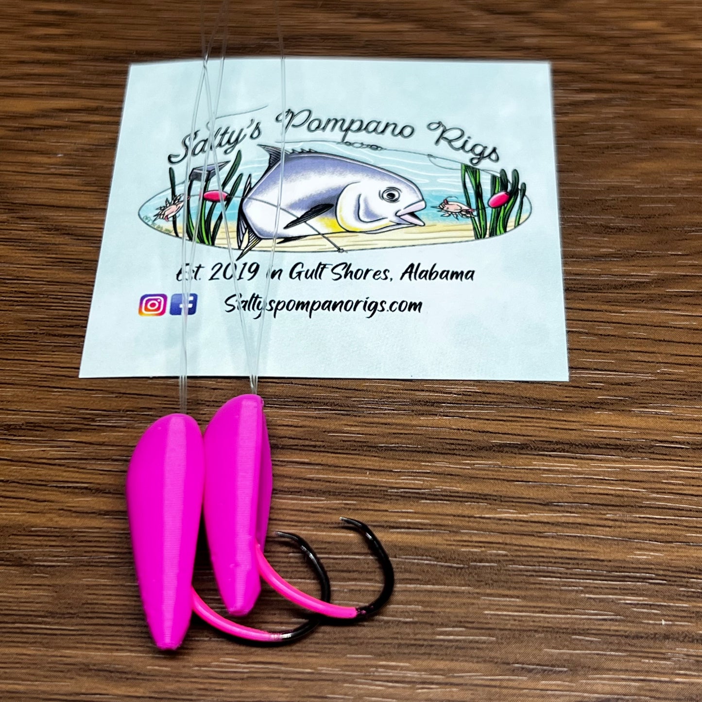 Salty's Hook Float Double Drop Pompano Rig