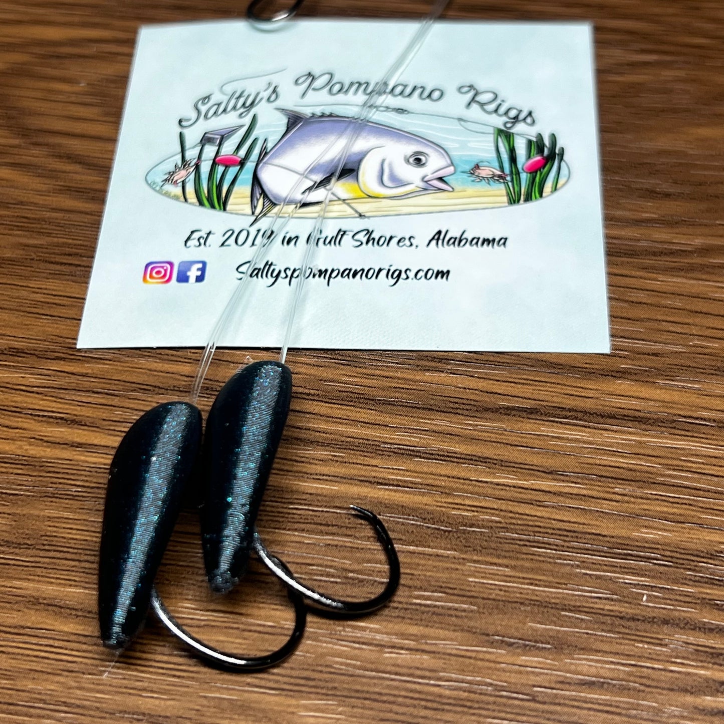 Salty's Hook Float Double Drop Pompano Rig