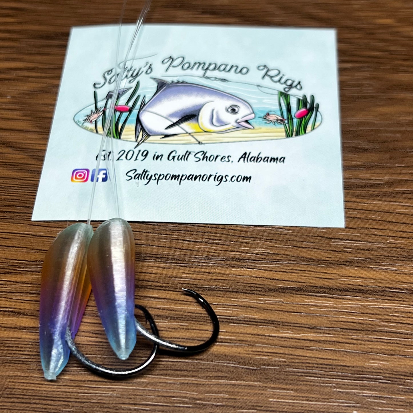 Salty's Hook Float Double Drop Pompano Rig