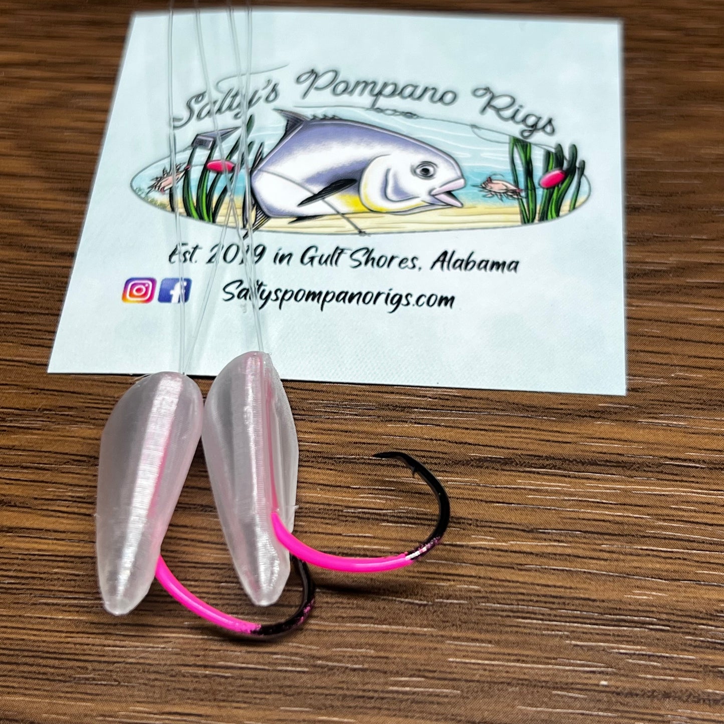 Salty's Hook Float Double Drop Pompano Rig