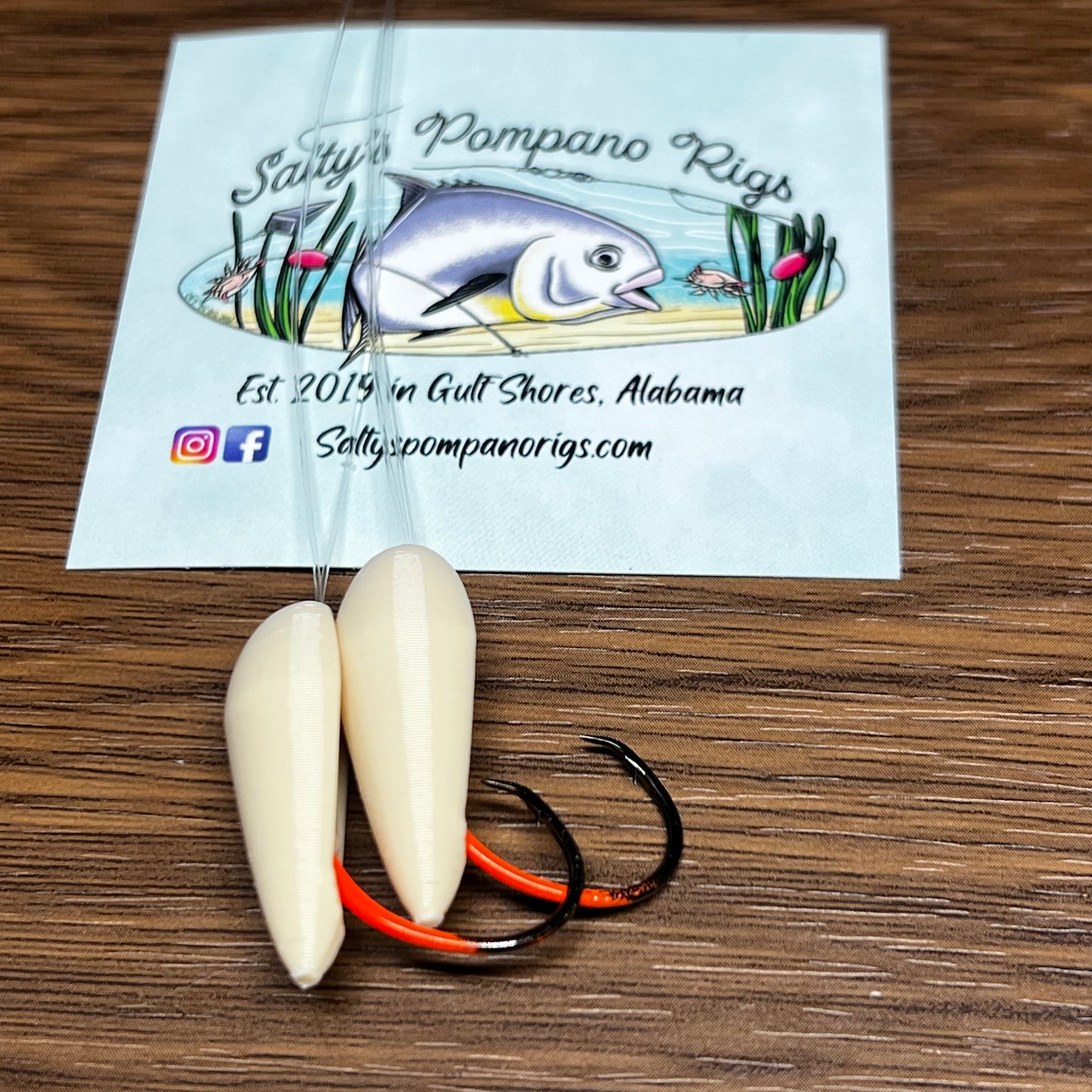 Salty's Hook Float Double Drop Pompano Rig