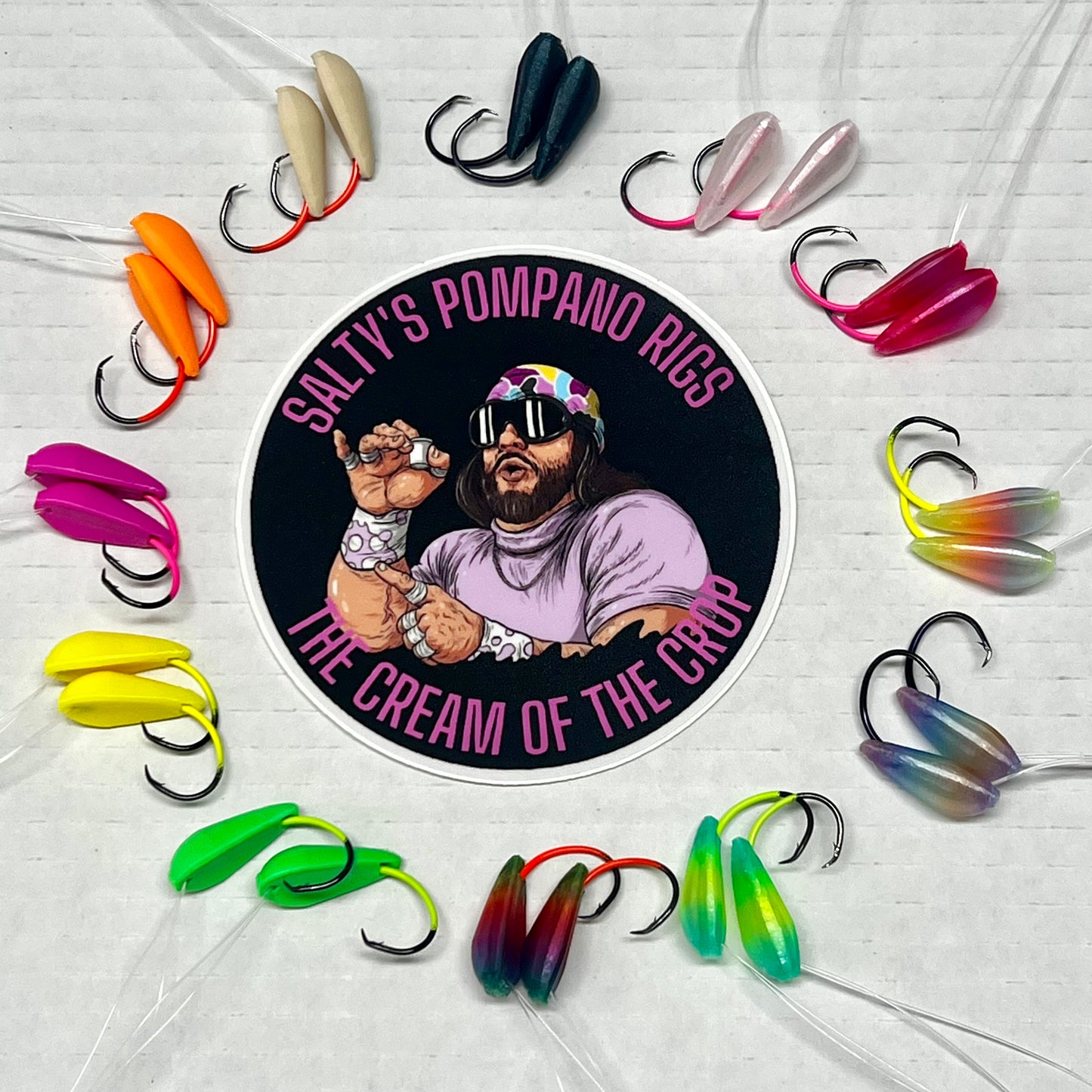 Salty's Hook Float Double Drop Pompano Rig