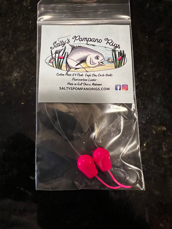 Low Profile Double Drop Rig – Salty's Pompano Rigs
