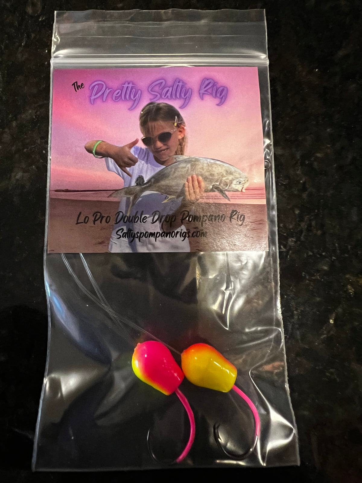 Low Profile Double Drop Rig – Salty's Pompano Rigs