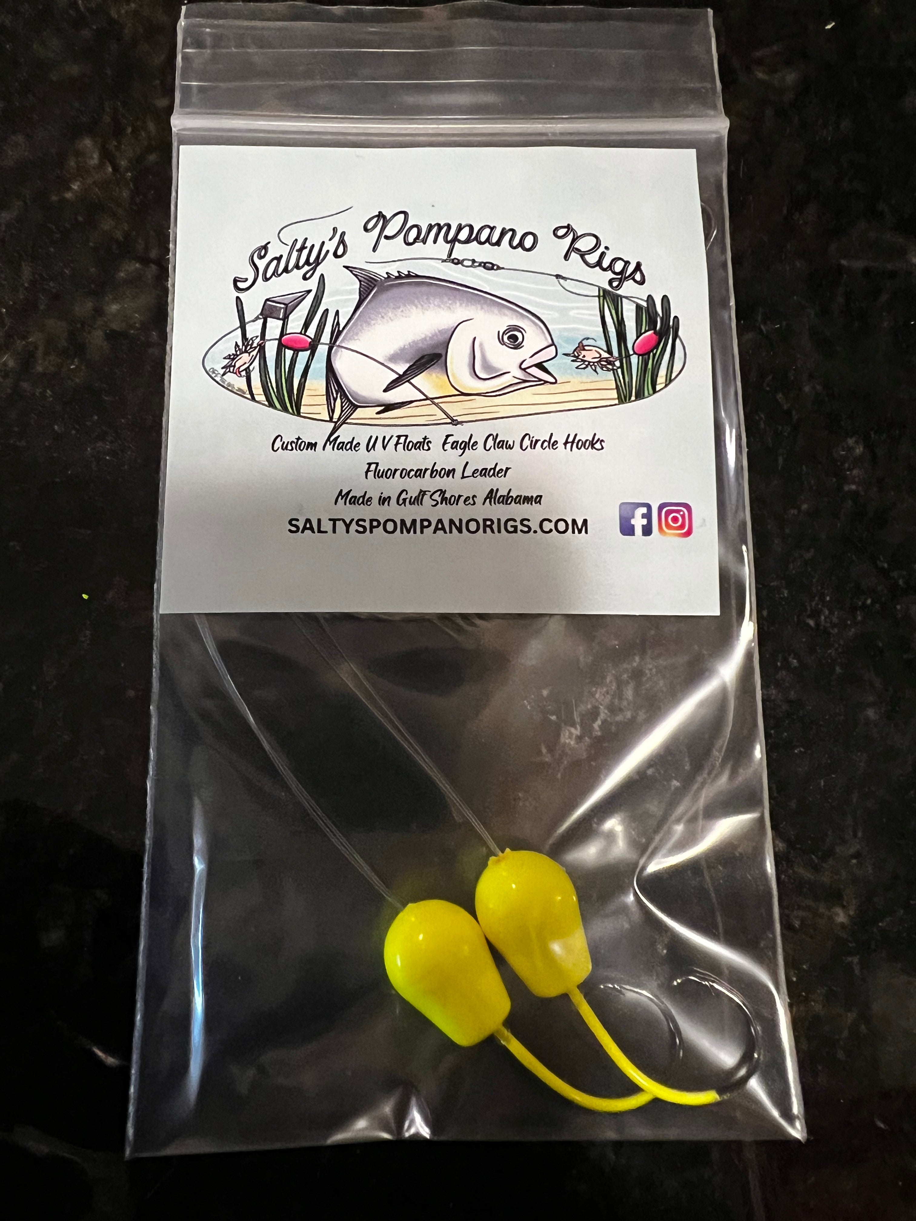 Low Profile Double Drop Rig – Salty's Pompano Rigs